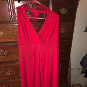 Bold 2x Halter Top Jumpsuit-Dress